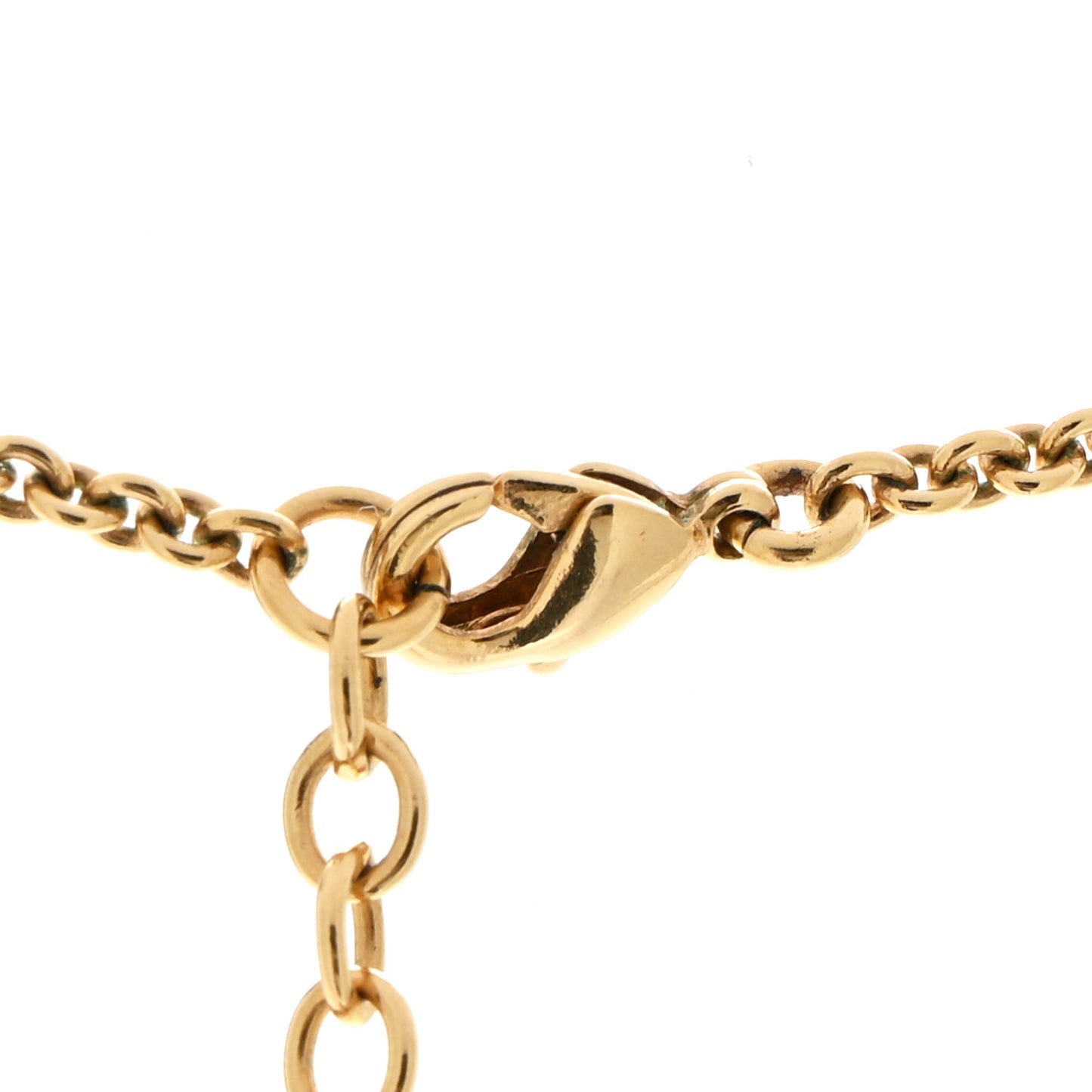Metal Crystal Clair D Lune Necklace Gold