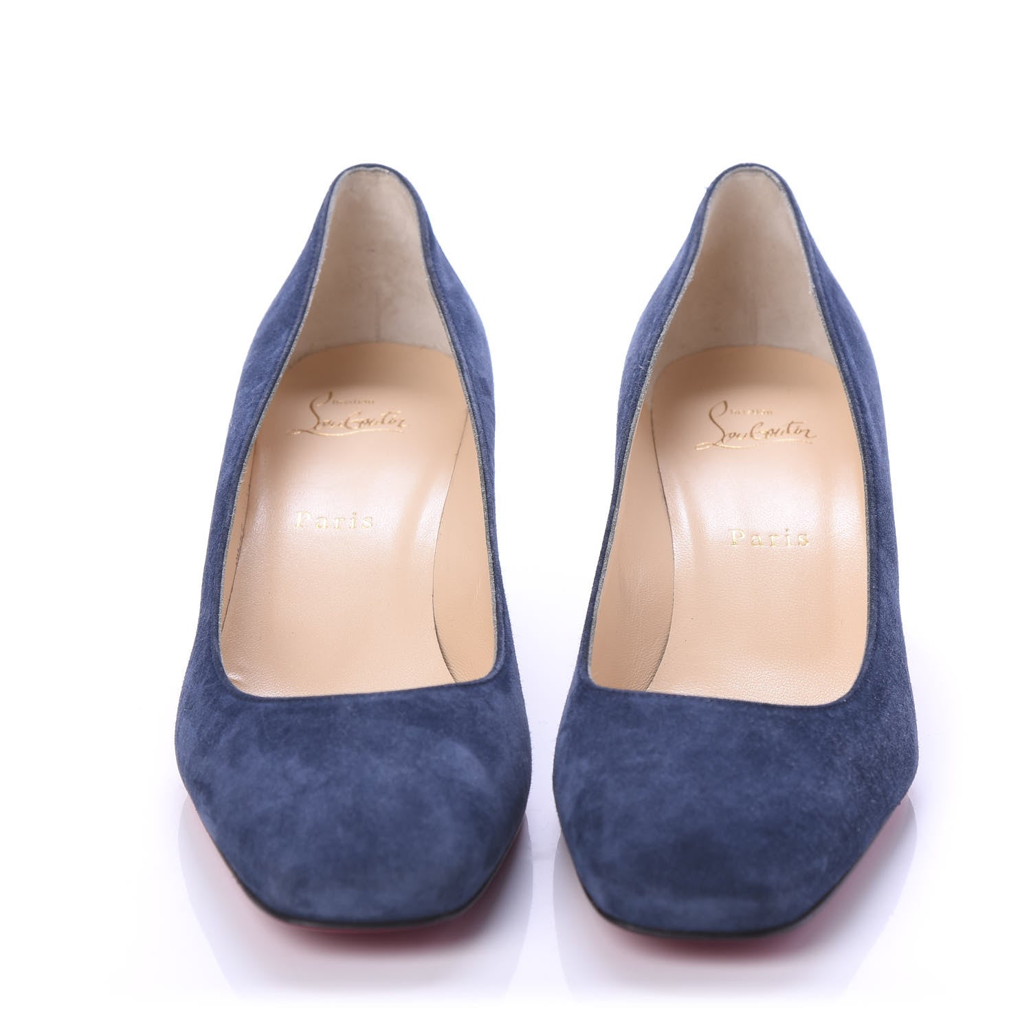 Christian Louboutin Veau Velours Donna Stud 55 Pumps 39 Bavarois 2 of 7