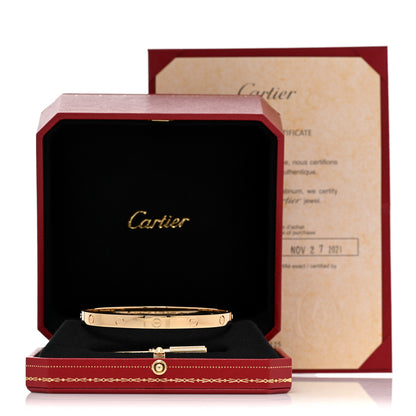 Cartier 18K Yellow Gold LOVE Bracelet 20 5 of 5
