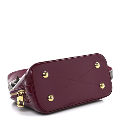 Louis Vuitton Patent Monogram Alma BB Magenta 4 of 11