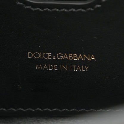 Dolce & Gabbana Calfskin DG Millennials 3.5 Clutch Black 6 of 9