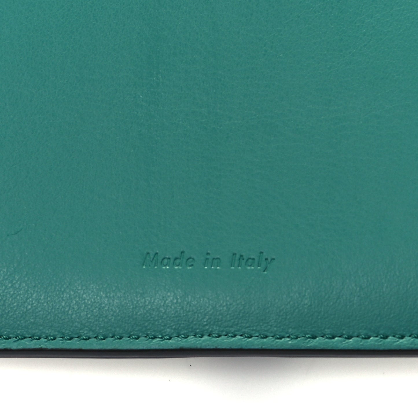 Grained Calfskin Medium Multifunction Strap Wallet Black Cactus