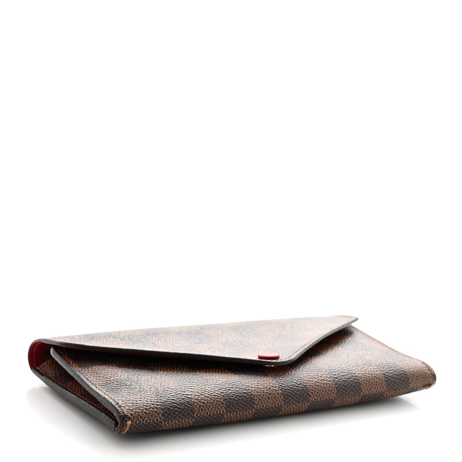 Louis Vuitton Damier Ebene Josephine Wallet Red 5 of 15