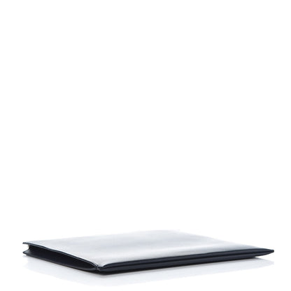 Saint Laurent Grain De Poudre Zipped Tablet Holder Marine 4 of 9
