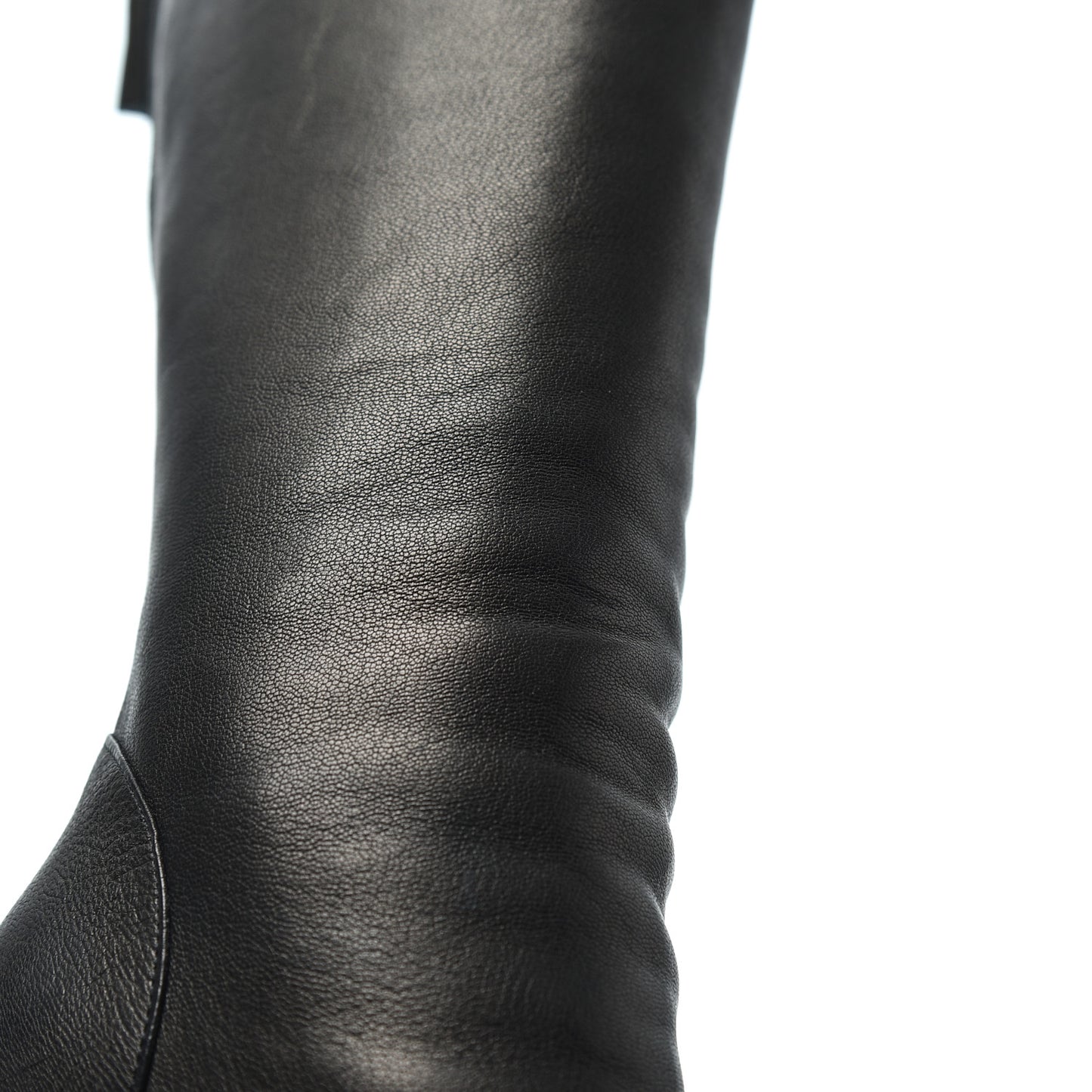 Calfskin Jinny 105 Thigh High Boots 35 Black