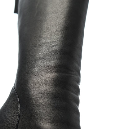 Saint Laurent Calfskin Jinny 105 Thigh High Boots 35 Black 18 of 23
