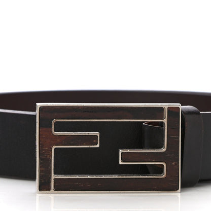 Fendi Calfskin FF Belt 85 34 Black 2 of 11