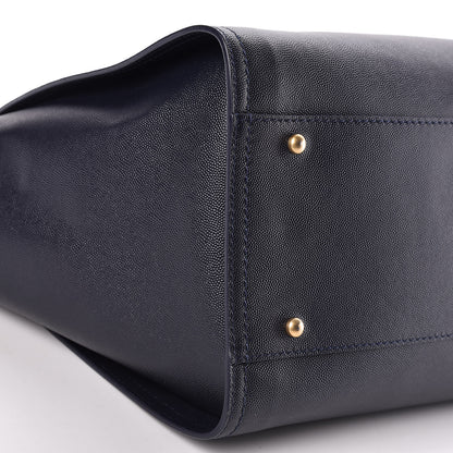 Chanel Caviar Medium Studded Deauville Tote Navy 9 of 11
