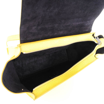 Celine Liege Calfskin Small Trapeze Fluo Yellow 5 of 7