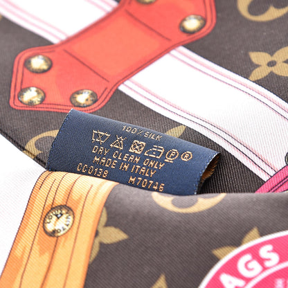Louis Vuitton Silk Monogram Summer Trunks Bandeau Brown 4 of 4