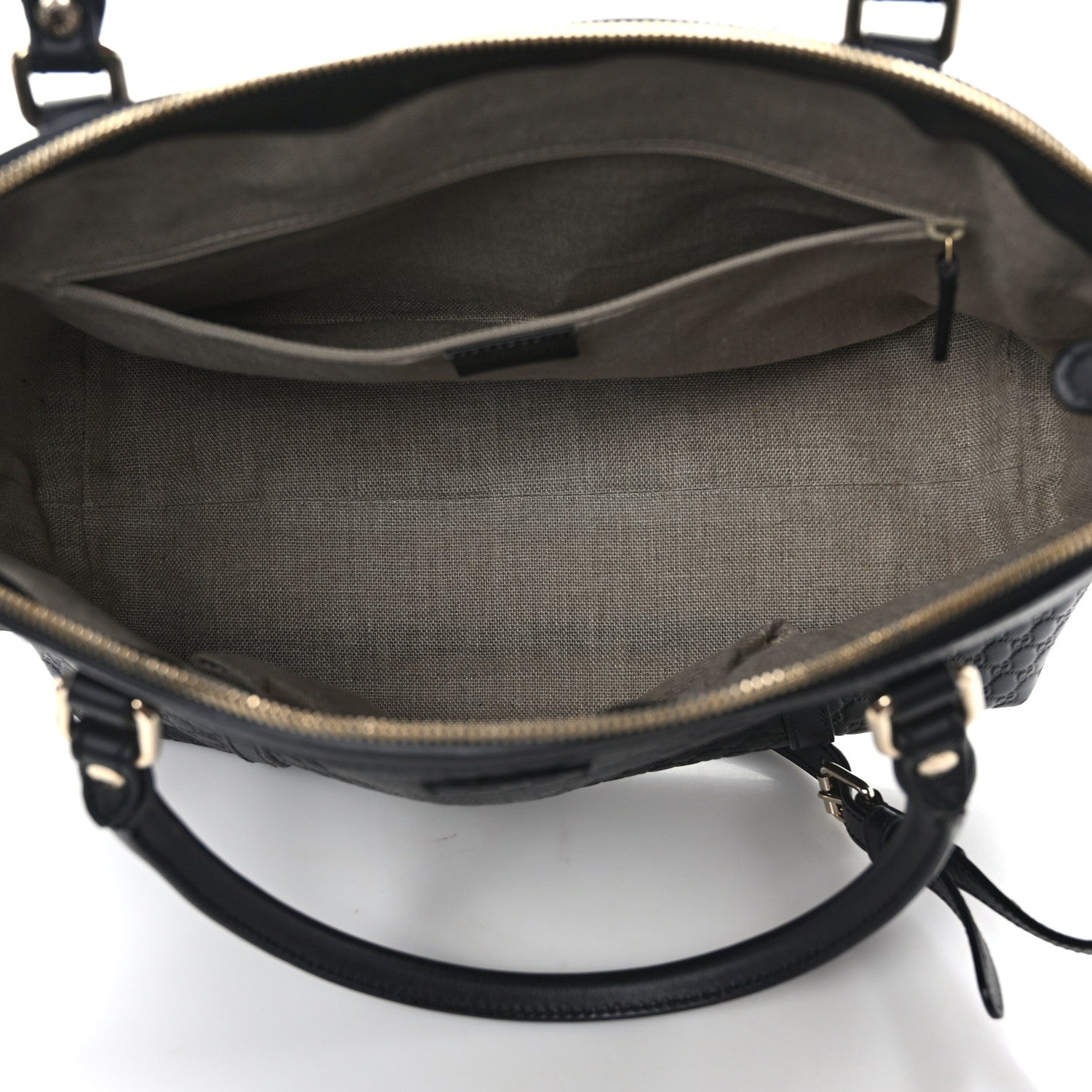 Gucci Soft Microguccissima Dome Satchel Black 5 of 14