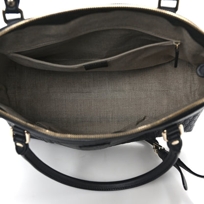 Gucci Soft Microguccissima Dome Satchel Black 5 of 14