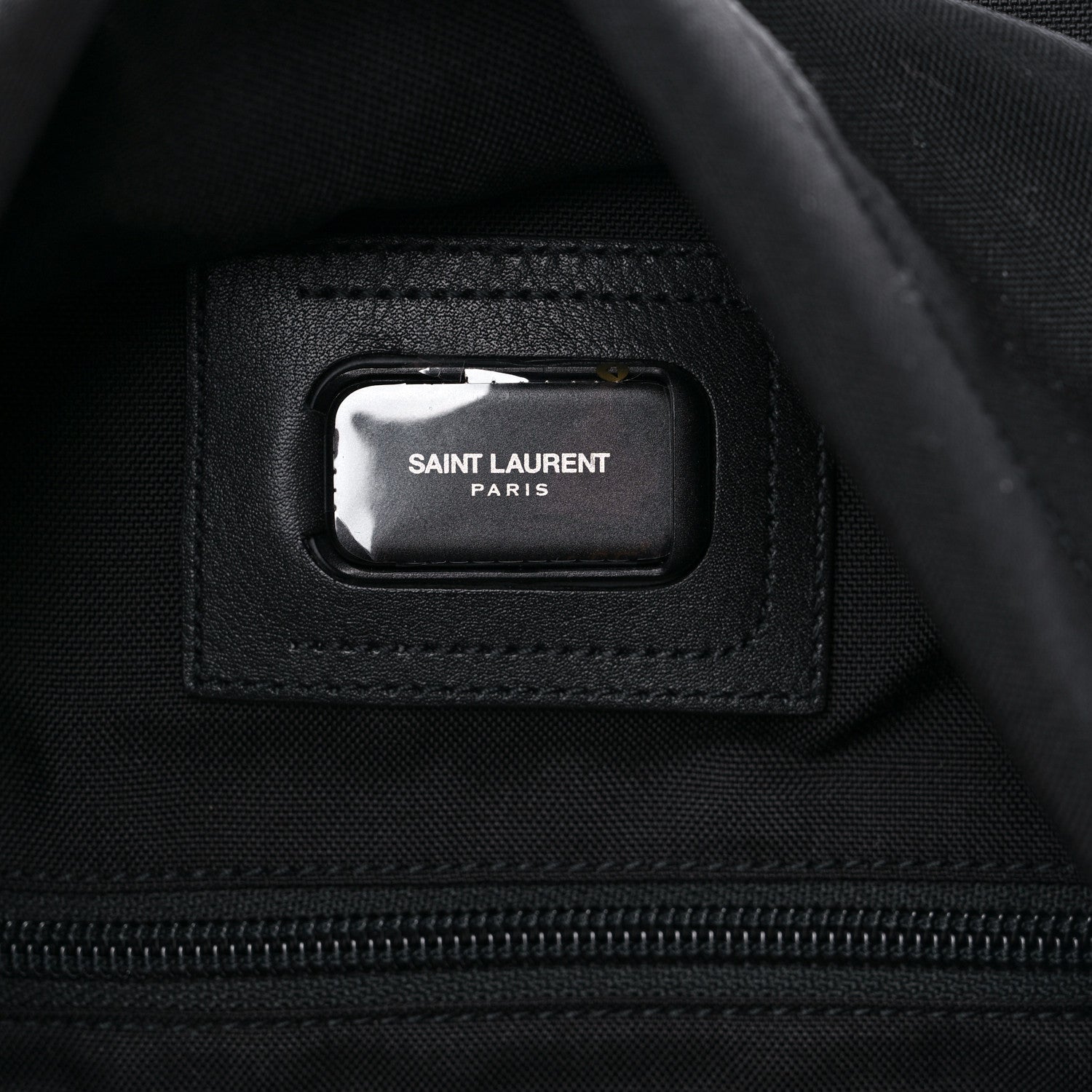 Saint Laurent X GOOGLE Canvas Cit-E Jacquard Backpack Black 12 of 14