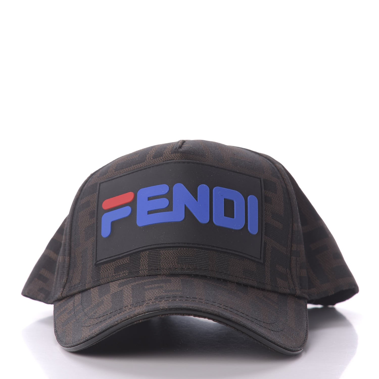 Fendi X FILA Cotton FF Mania Hat Tobacco Moro 3 of 7