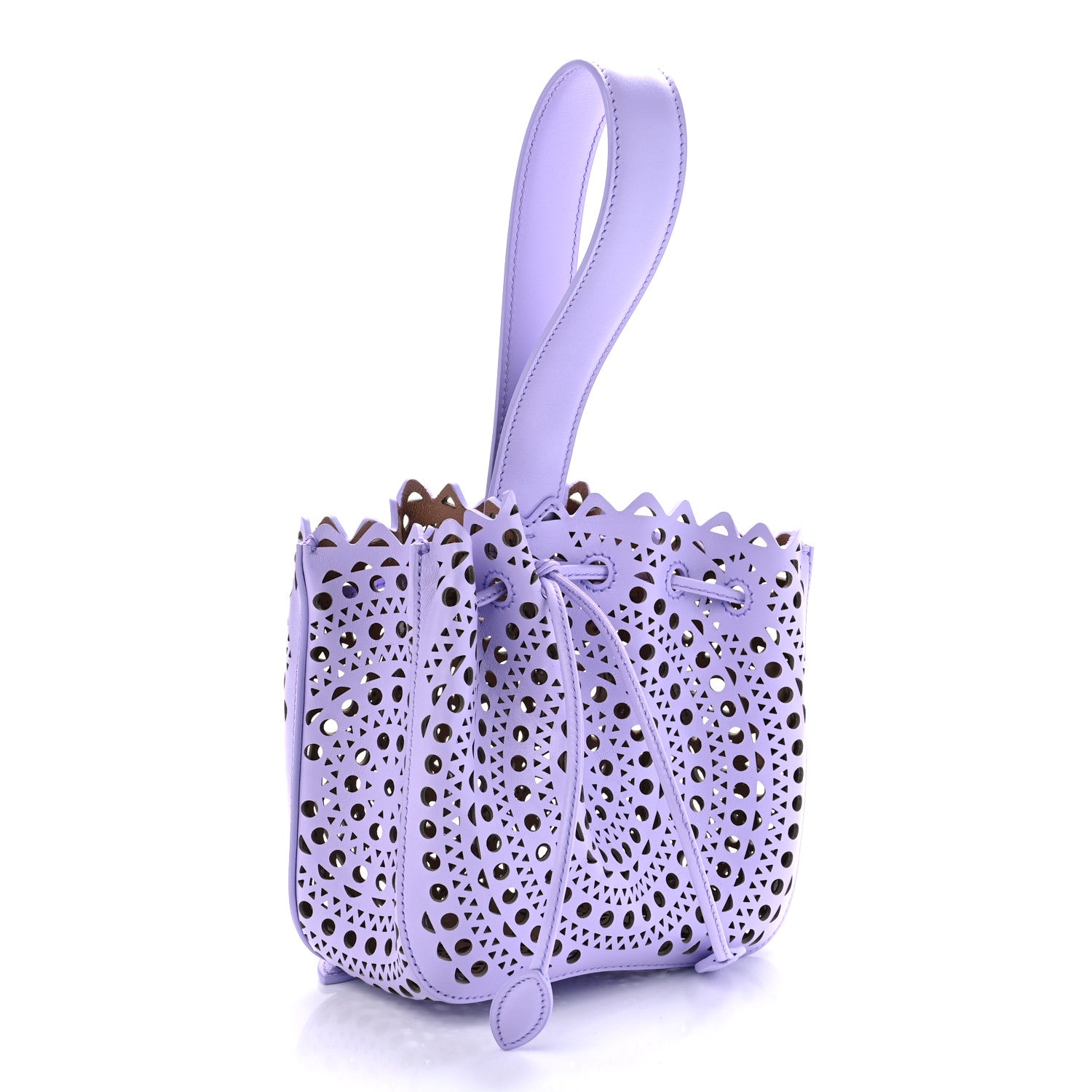 Alaia Lux Calfskin Vienne Rose-Marie 19 Bag Parme Clair 3 of 8