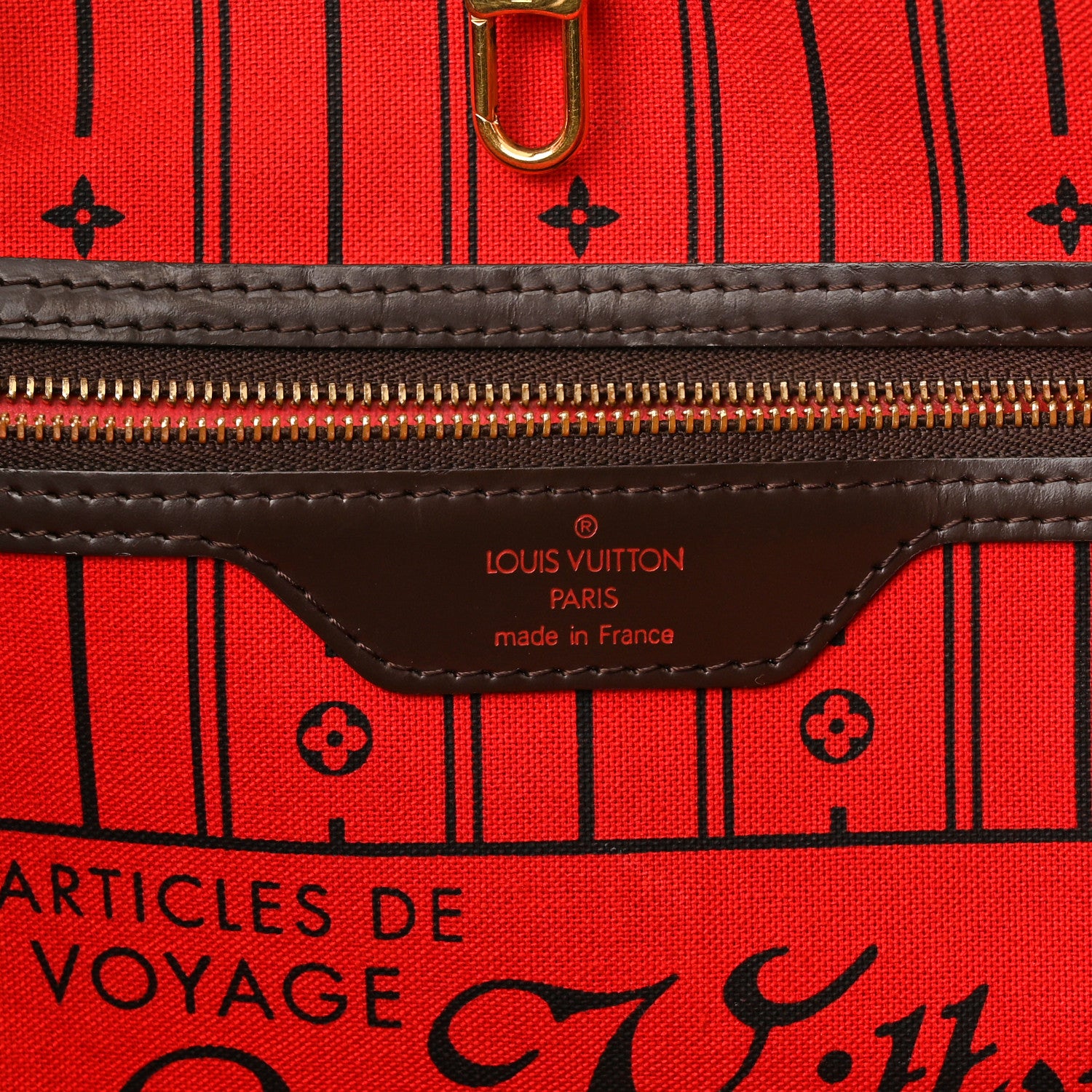Louis Vuitton Damier Ebene Neverfull MM 6 of 10