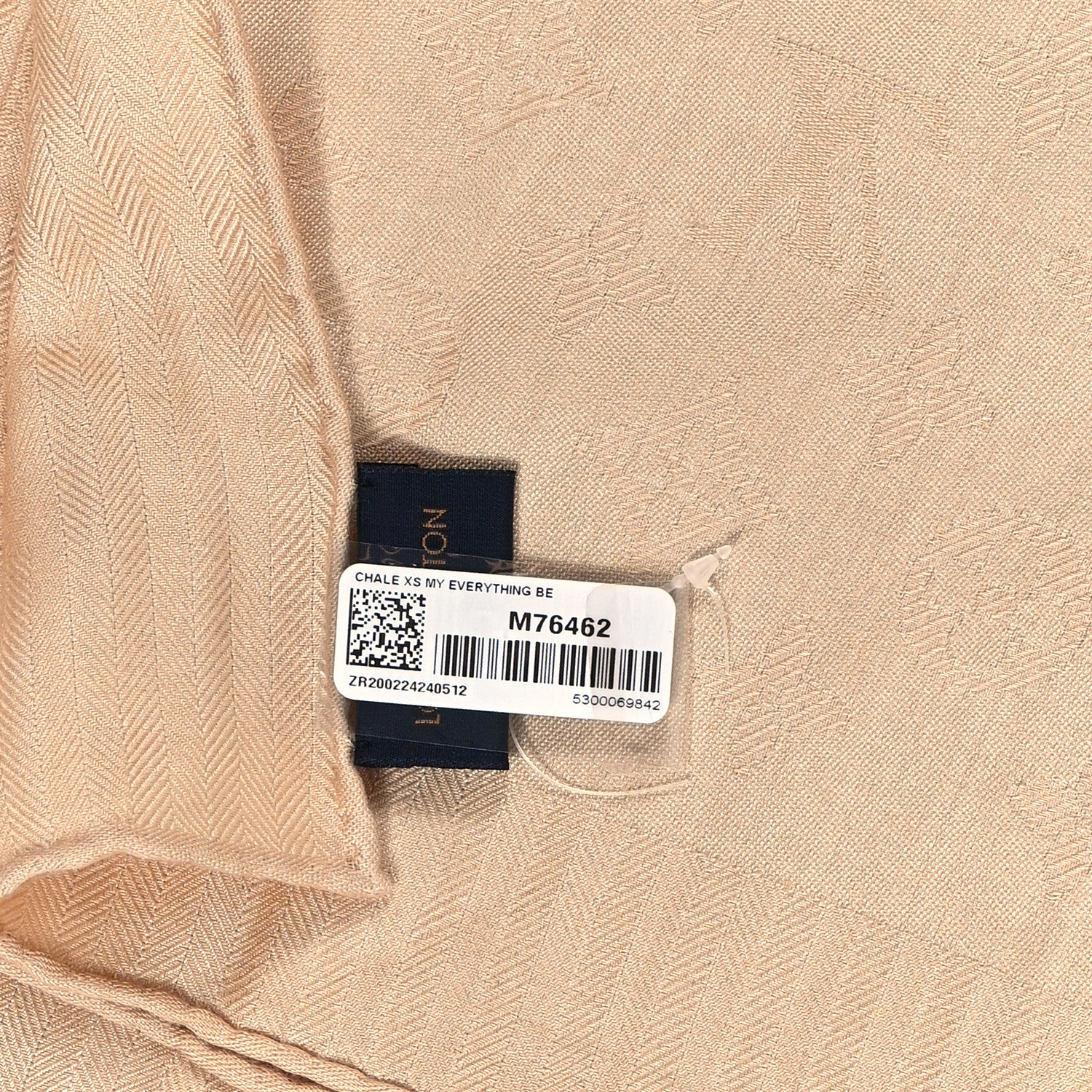 Louis Vuitton Silk Cashmere Monogram My Everything Shawl XS Beige 3 of 3