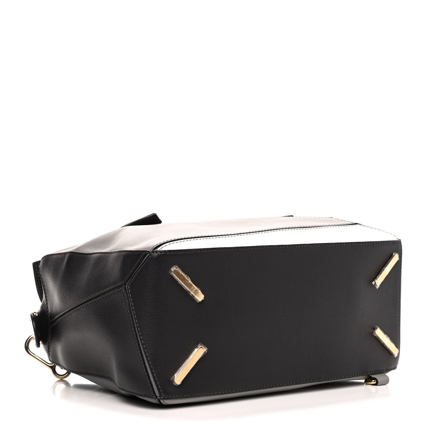 Calfskin Medium Puzzle Bag Grey Multito