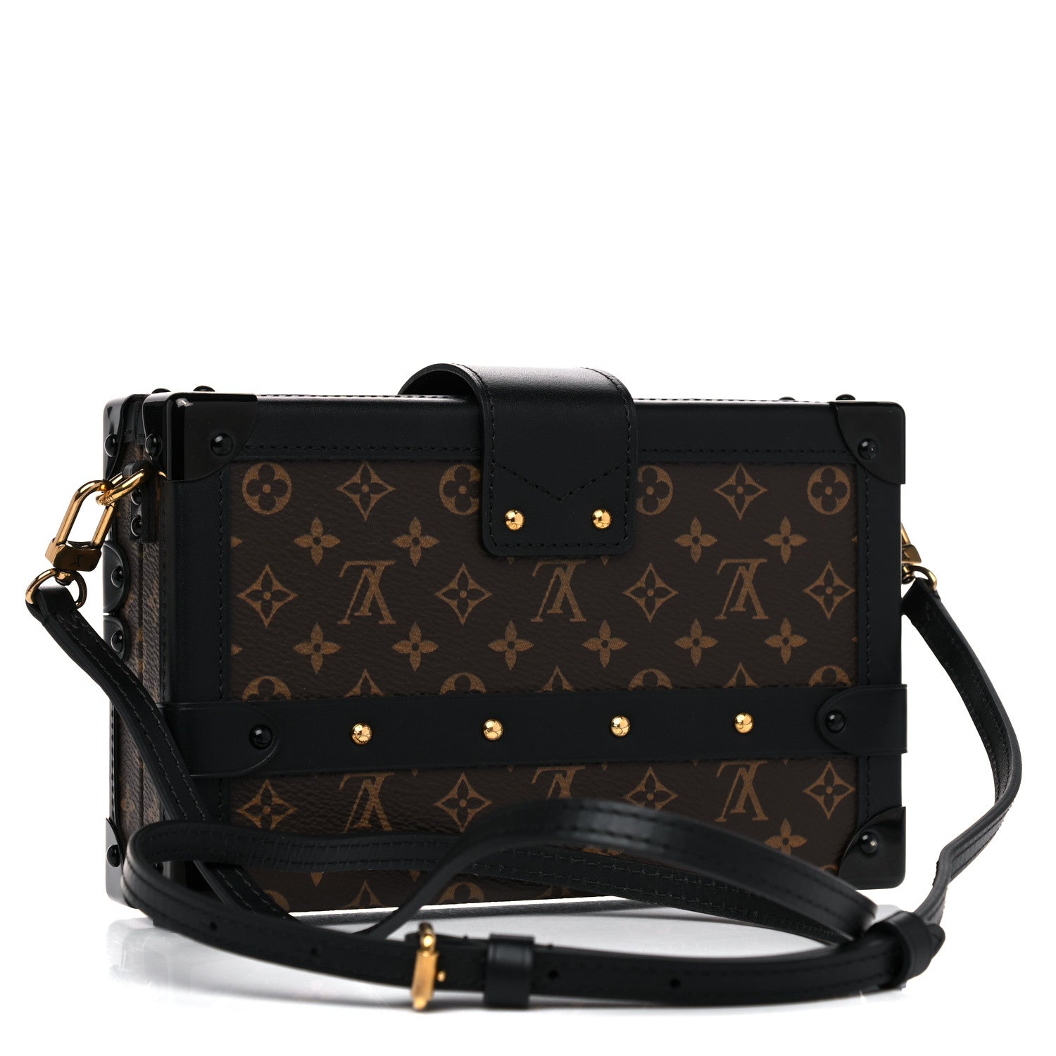 Louis Vuitton Monogram Petite Malle Black 2 of 14