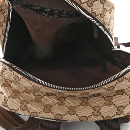 Gucci GG Monogram Travel Backpack Dark Brown 5 of 10
