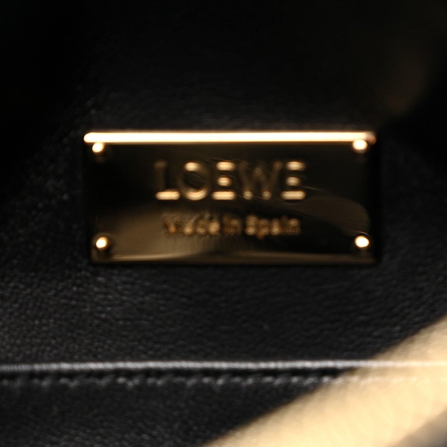 Loewe Nappa Lambskin Small Featherlight Puzzle Bag Black 6 of 9