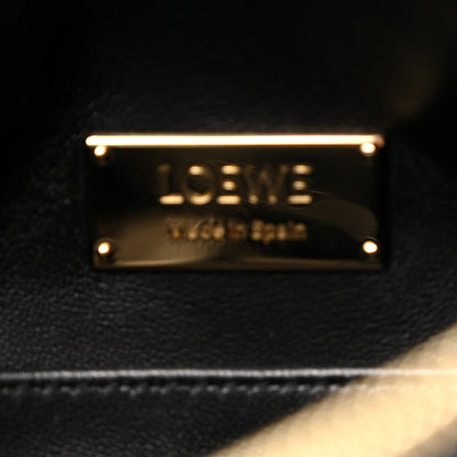 Loewe Nappa Lambskin Small Featherlight Puzzle Bag Black 6 of 9