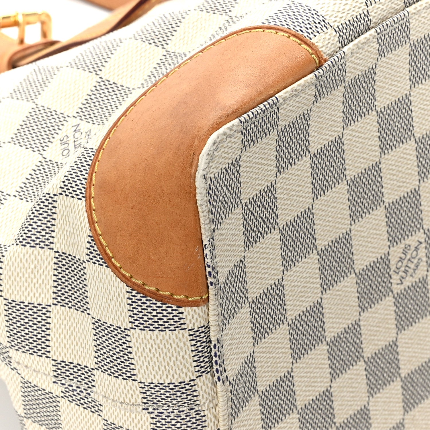 Louis Vuitton Damier Azur Hampstead MM 7 of 13