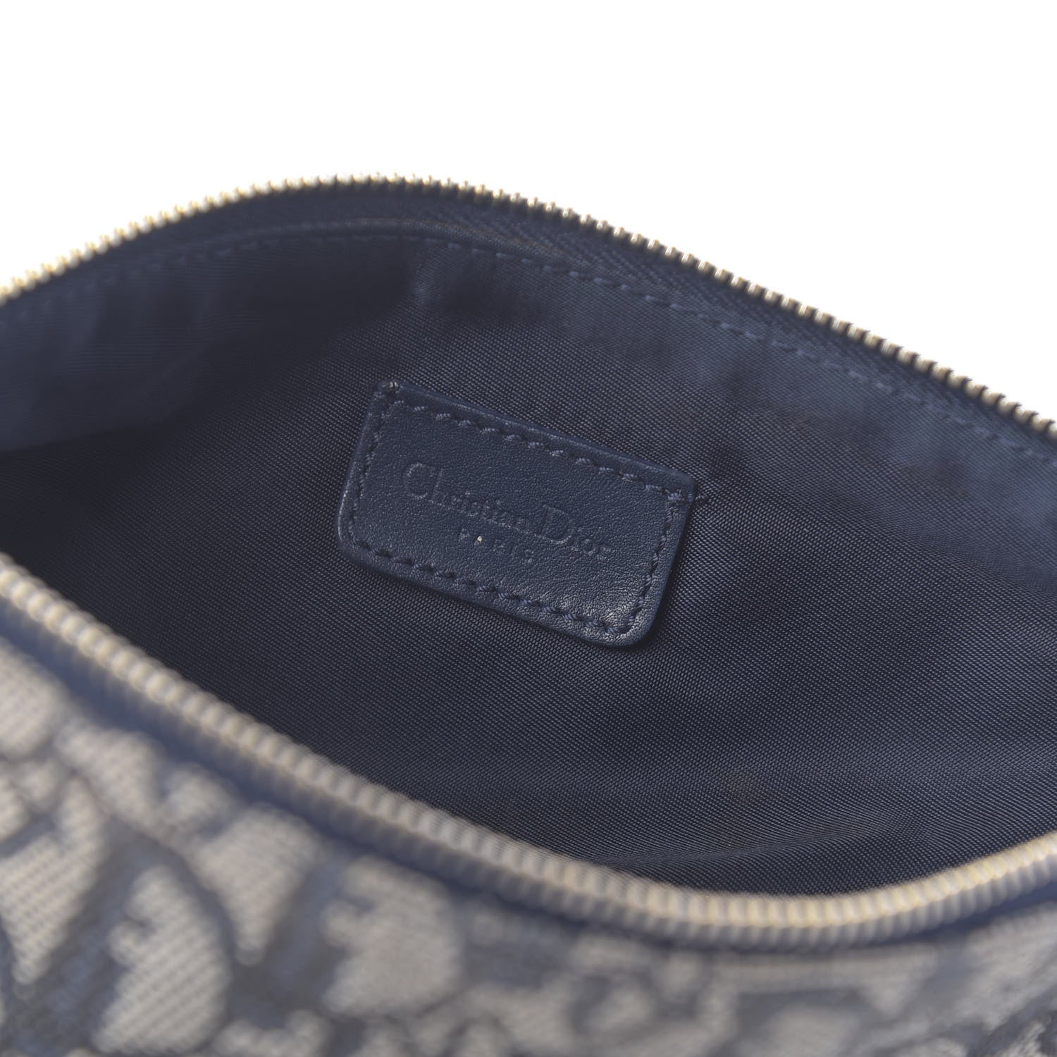 Christian Dior Monogram Mini Saddle Pochette Black 6 of 10