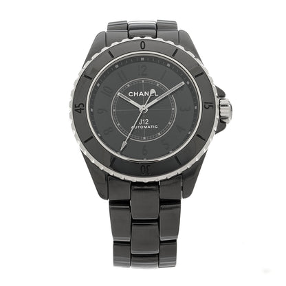 Chanel Stainless Steel Ceramic 38mm J12 Phantom Automatic Watch Black 1 of 5