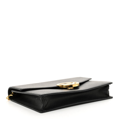 Fendi Vitello Cruise F is Fendi Medium Envelope Wallet on Chain Black 4 of 14