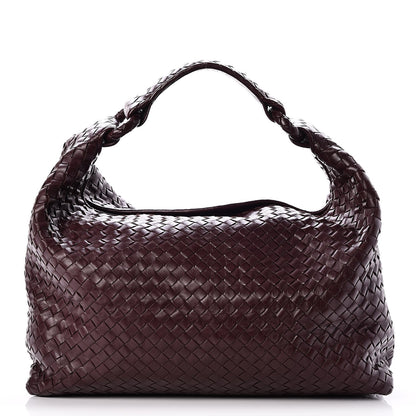 Bottega Veneta Nappa Intrecciato Sloane Hobo Aubergine 1 of 10