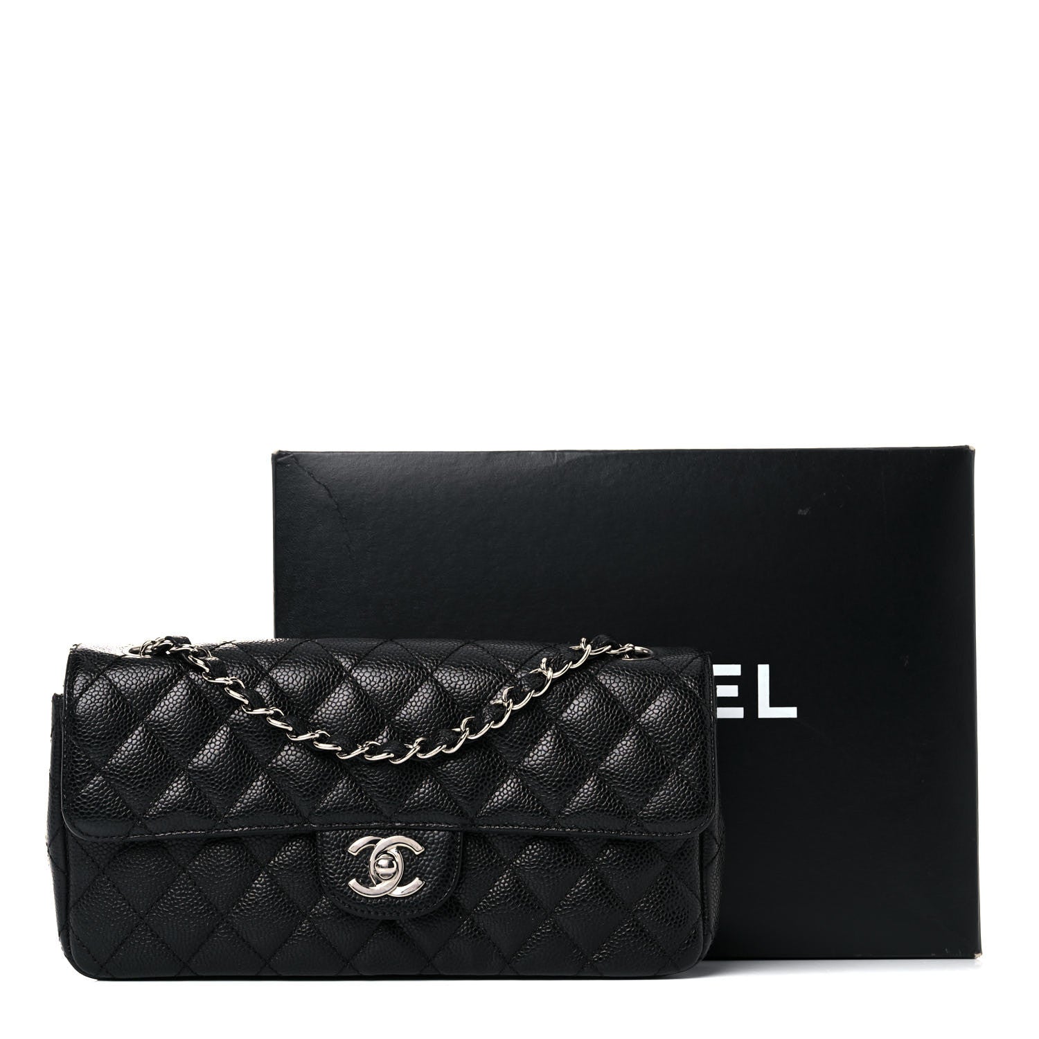 Chanel Caviar Quilted East West Flap Black 13 of 13