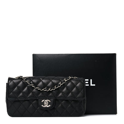 Chanel Caviar Quilted East West Flap Black 13 of 13