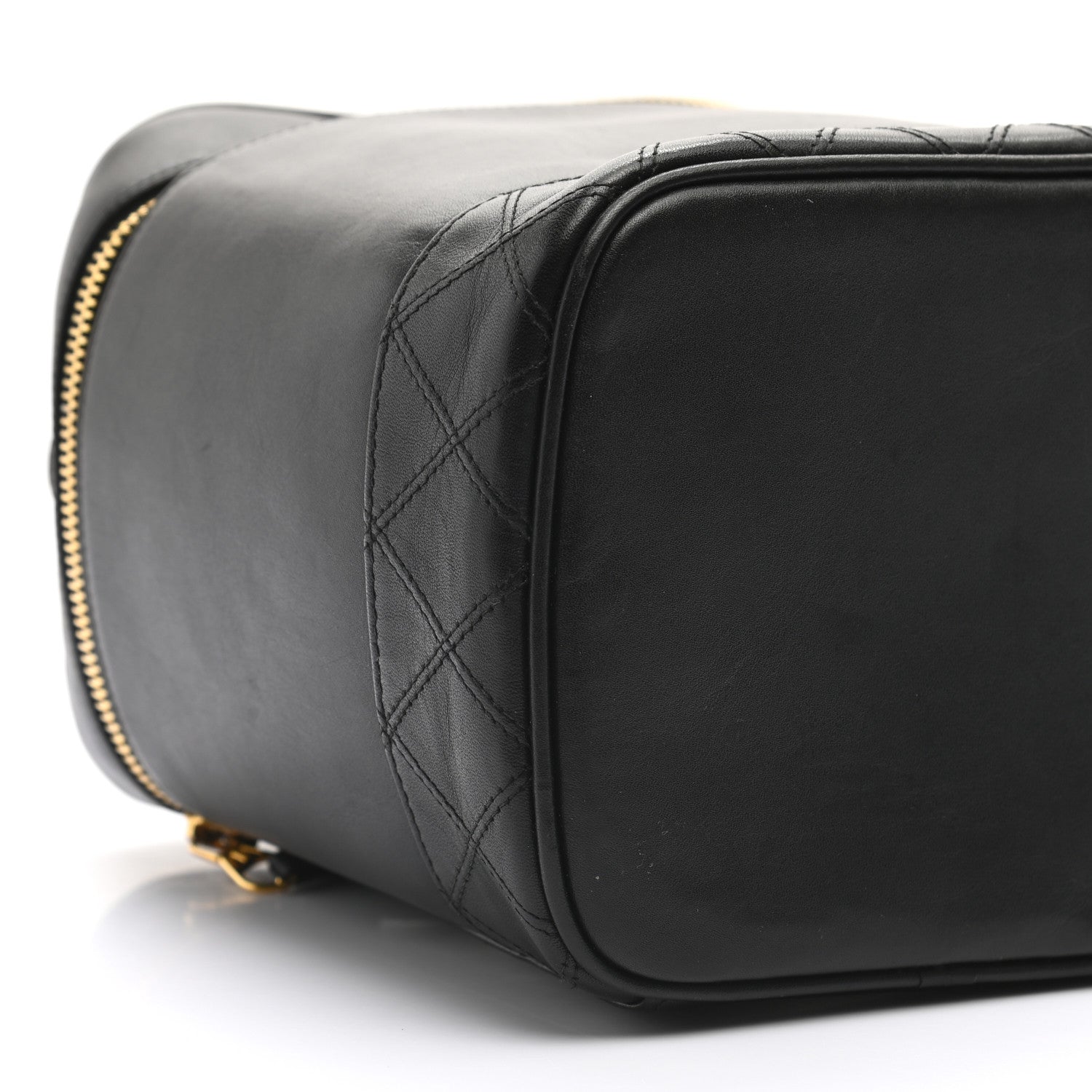 Chanel Lambskin Vanity Cosmetic Bag Black 9 of 10