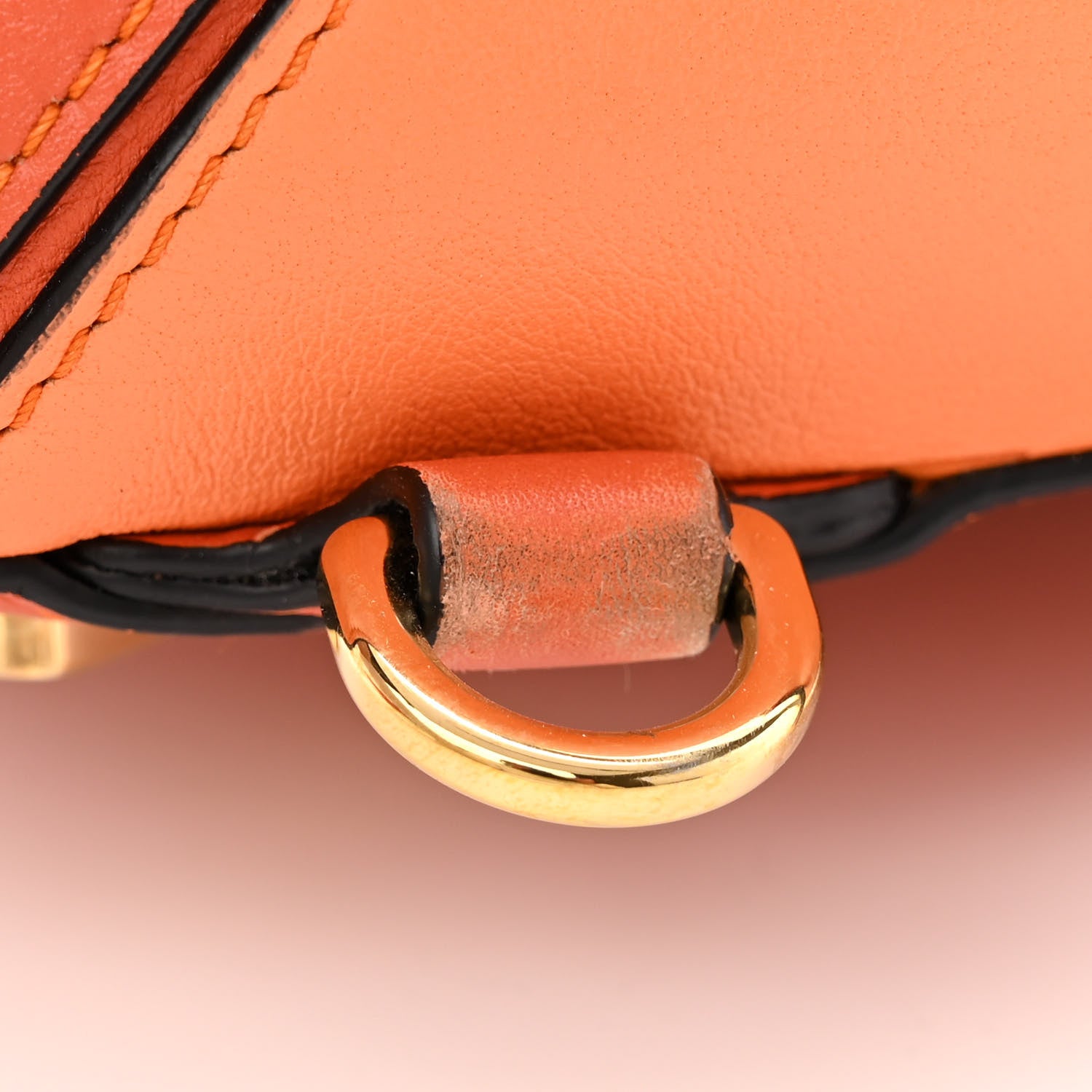 Loewe Calfskin Medium Puzzle Bag Orange Multi 12 of 20