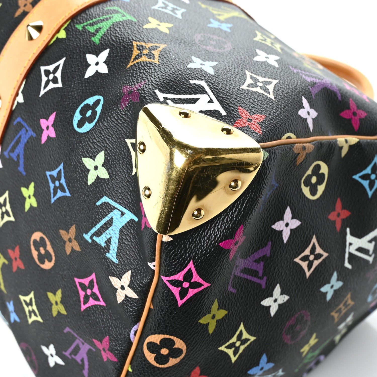 Louis Vuitton Monogram Multicolor Keepall 45 Black 10 of 12