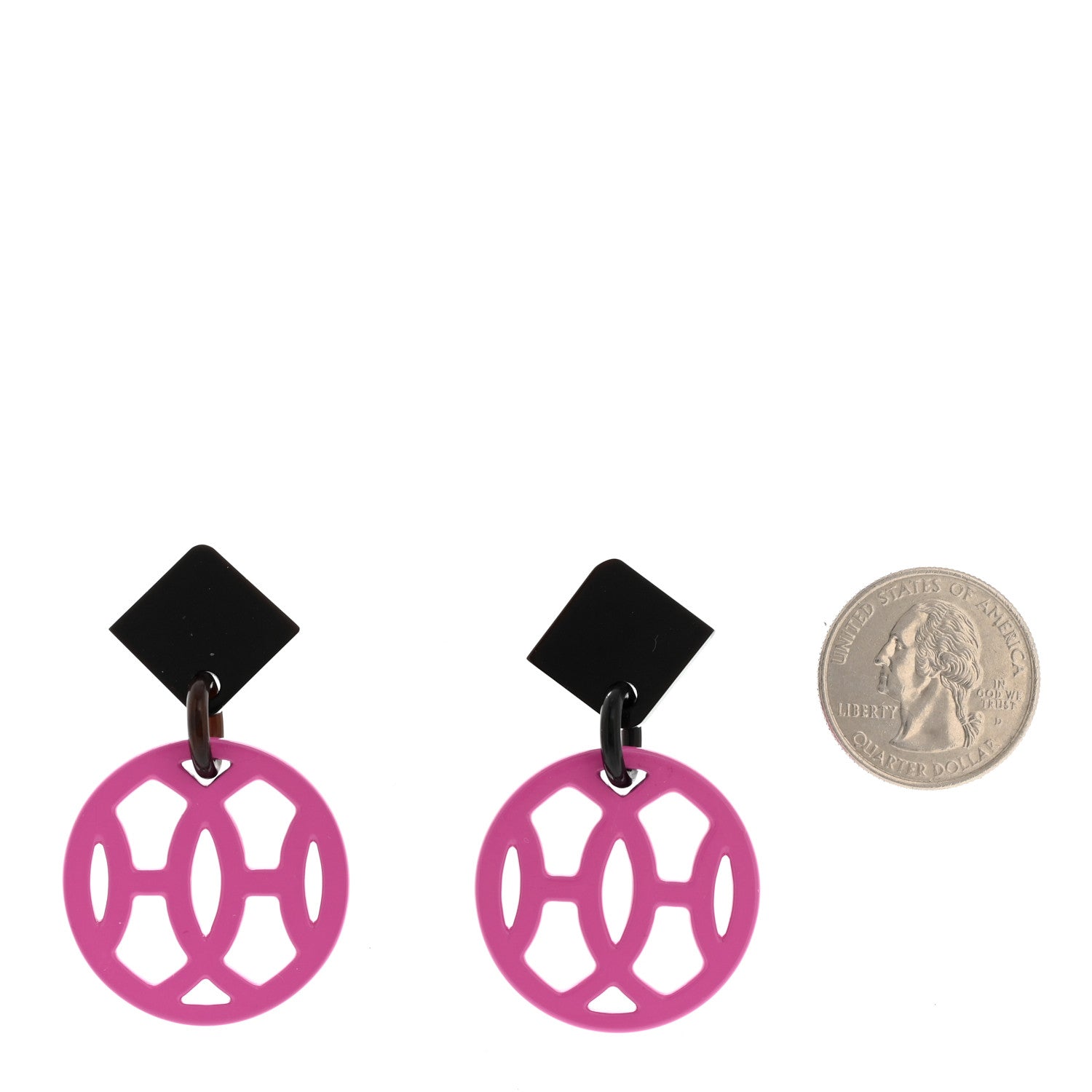 Hermes Buffalo Horn Lacquer Hava Earrings 2 of 6