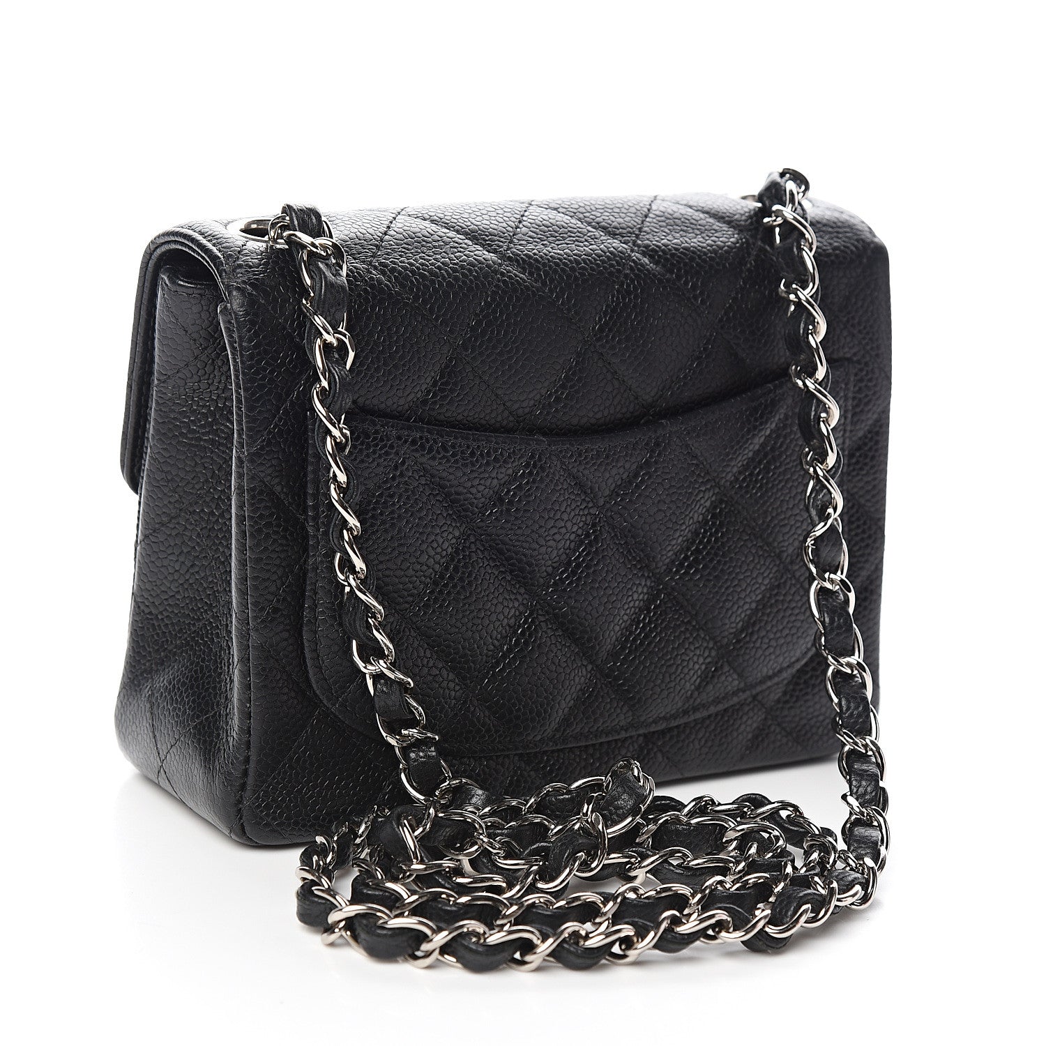Chanel Caviar Quilted Mini Square Flap Black 2 of 12