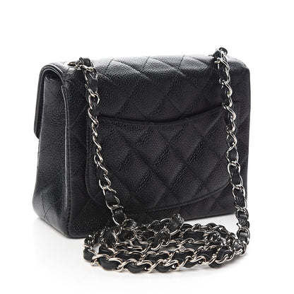 Chanel Caviar Quilted Mini Square Flap Black 2 of 12
