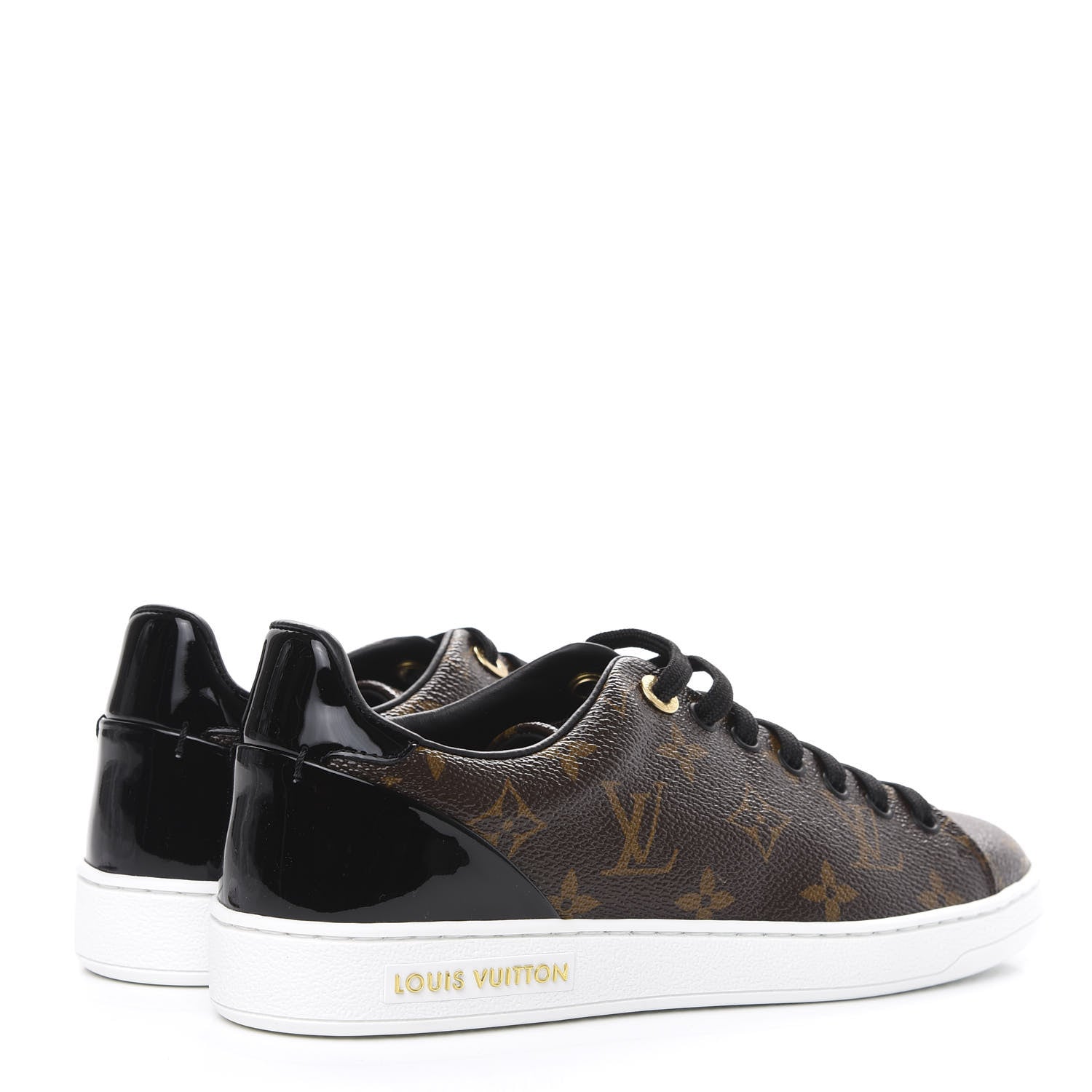 Louis Vuitton Patent Monogram Frontrow Sneakers 38 4 of 7