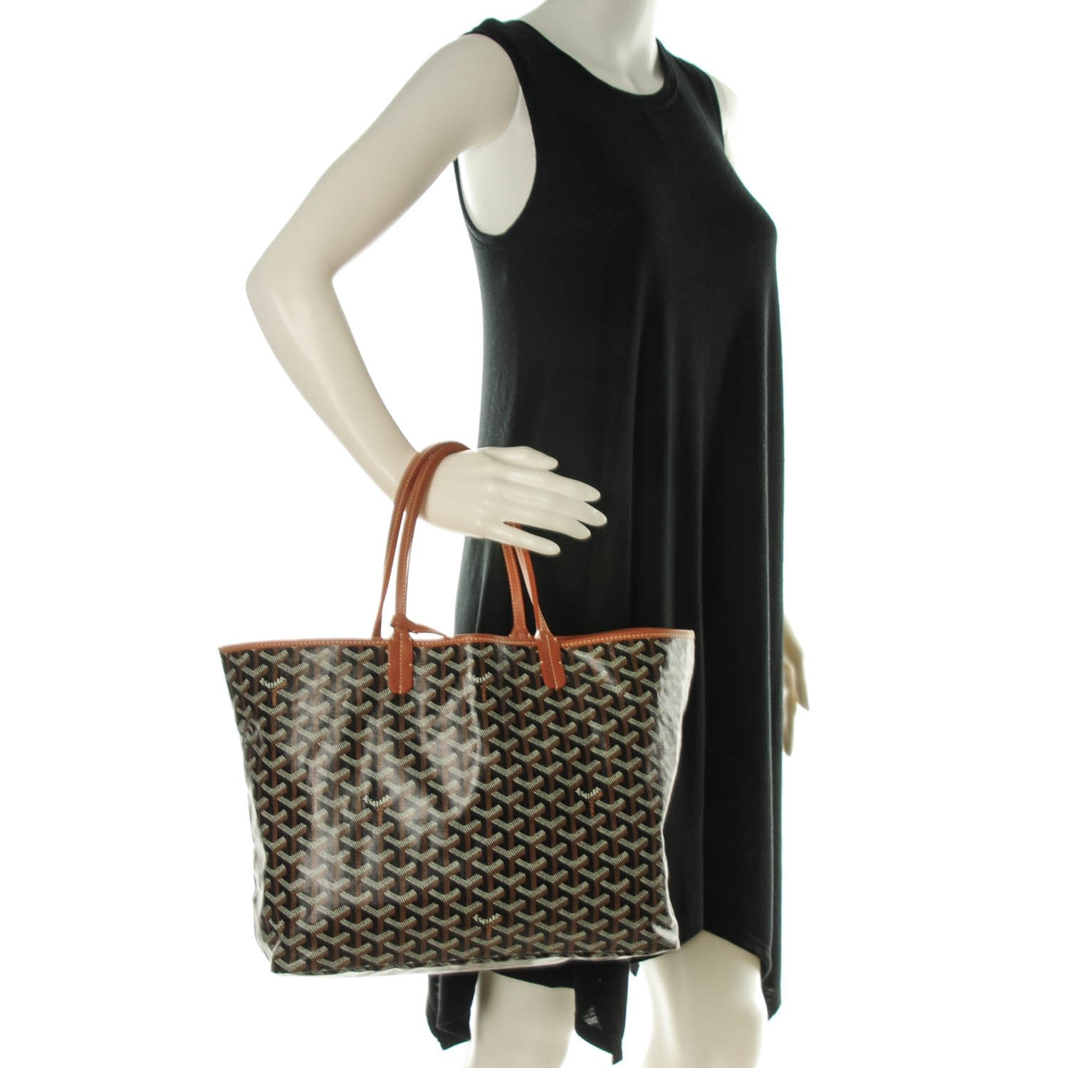 Goyard Goyardine Saint Louis PM Black Gold 2 of 8