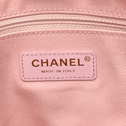 Chanel Lurex Boucle Small Deauville Tote Pink 6 of 12