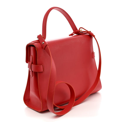 Delvaux Calfskin MM Tempete Satchel Coral 4 of 13