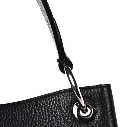 Prada Vitello Daino Hobo Black 10 of 12