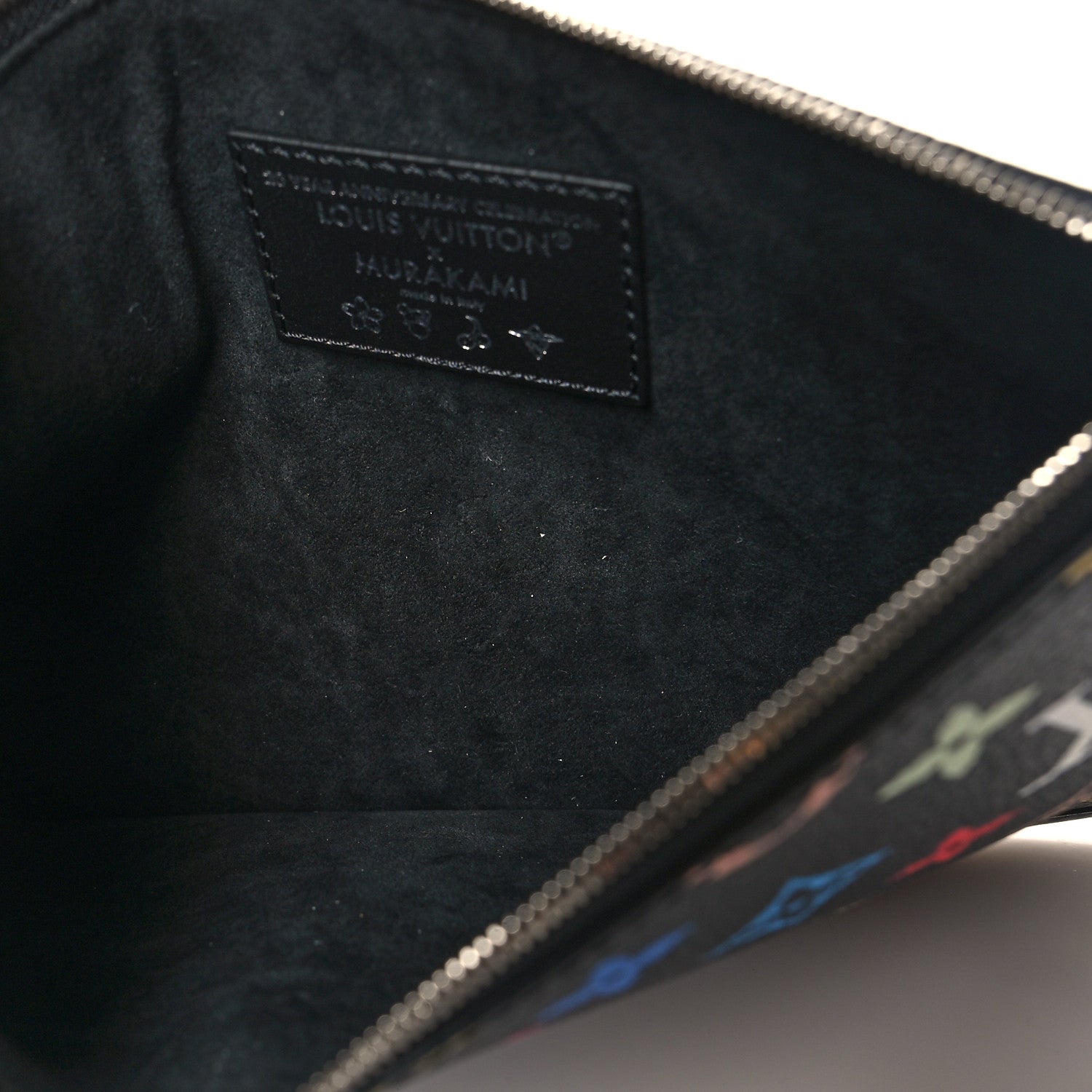Louis Vuitton LV x TM Monogram Multicolor Carryall PM Pochette Black 5 of 6