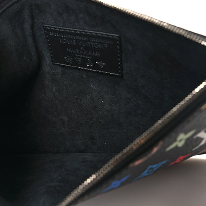 Louis Vuitton LV x TM Monogram Multicolor Carryall PM Pochette Black 5 of 6