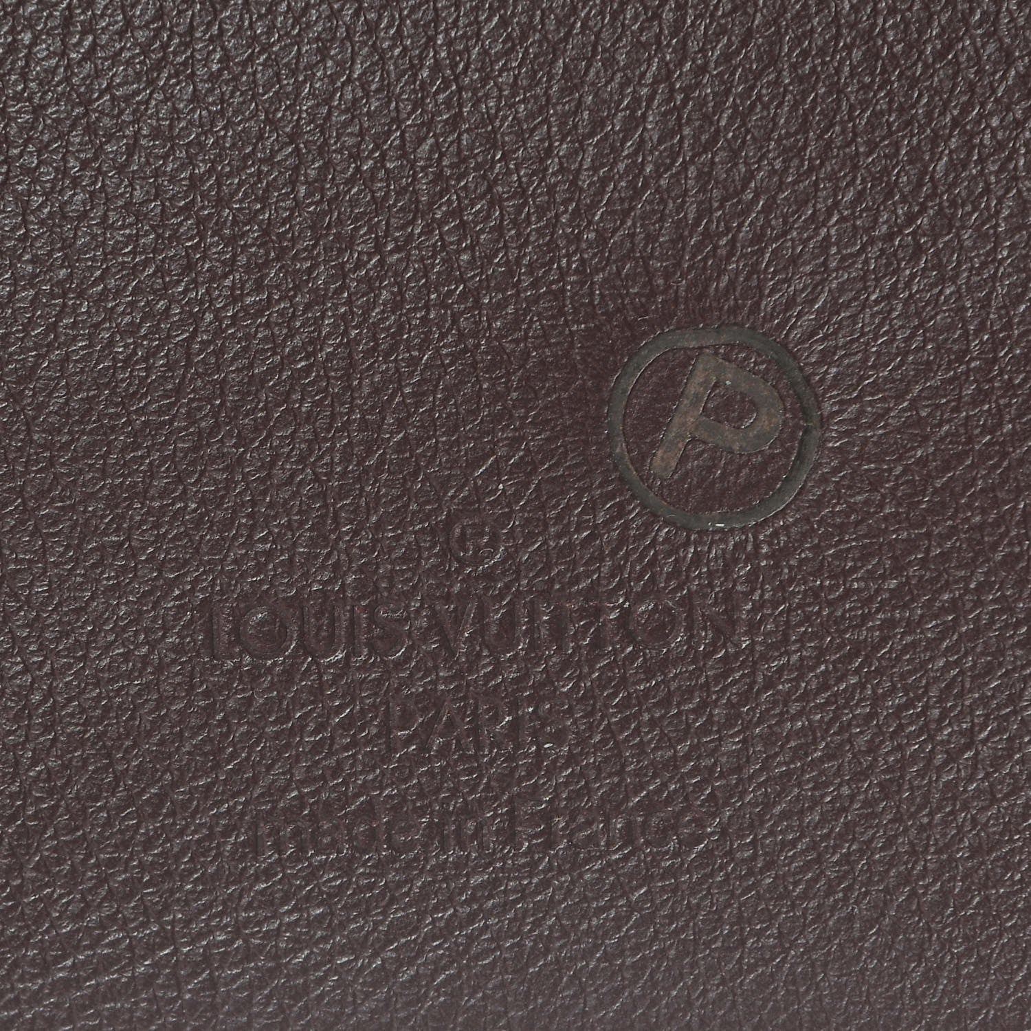Louis Vuitton Taurillon Brazza Wallet Bordeaux 6 of 7