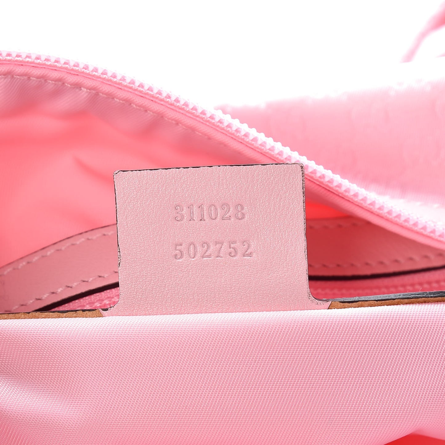 Nylon Microguccissima Gym Bag Pink