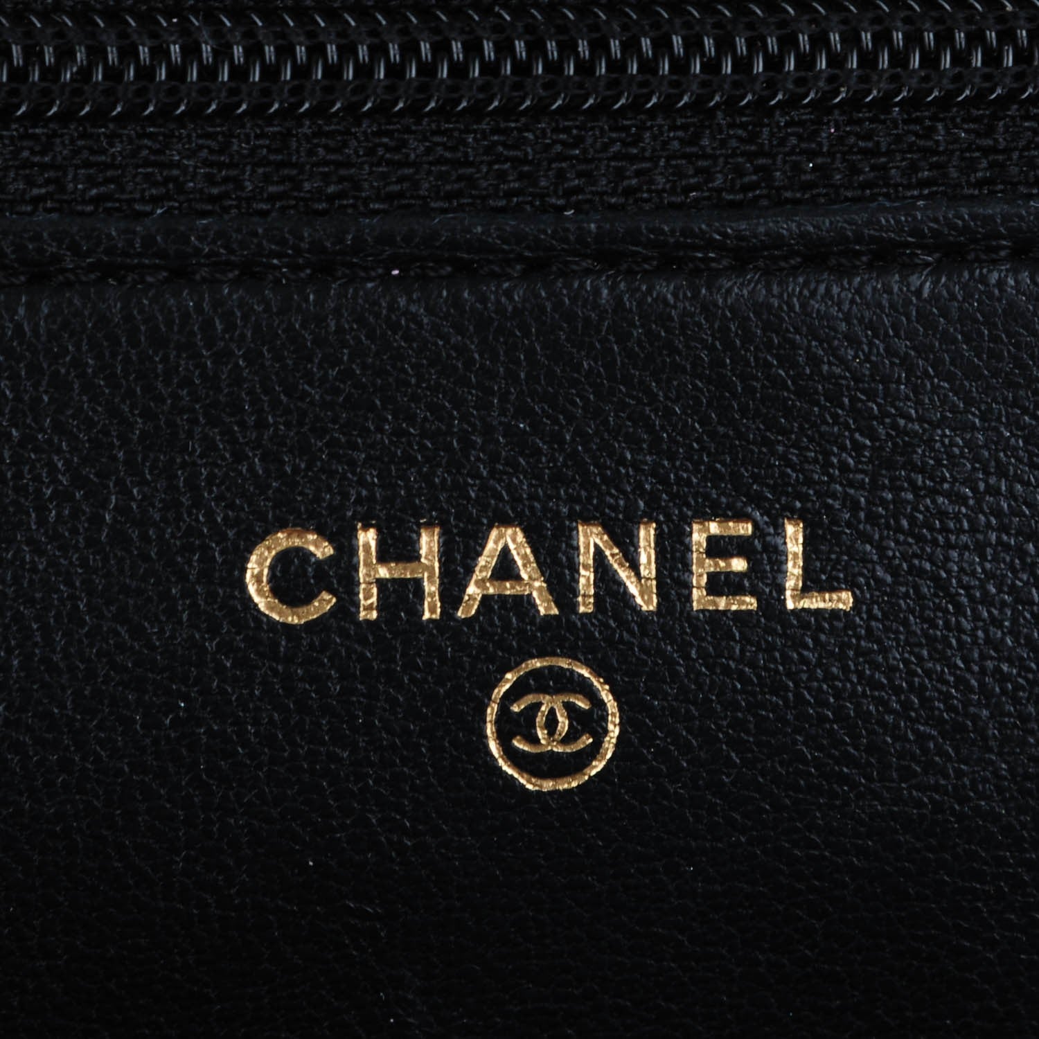 Chanel Lambskin Quilted Wallet On Chain WOC Black 6 of 9