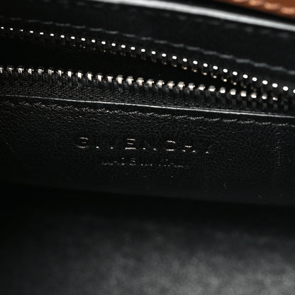 Givenchy Smooth Calfskin Mini Horizon Satchel Caramel 6 of 10